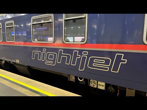 Overnight train from Vienna to Berlin NIGHTJET