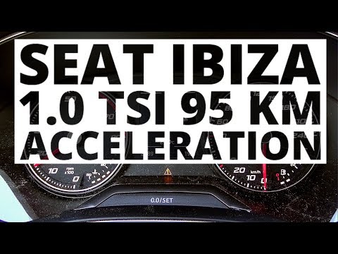 Seat Ibiza 1.0 TSI 95 hp (MT) - acceleration 0-100 km/h