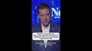 Viewer feedback: Kyle Clark can’t take constructive criticism and also is a lying viper from hell