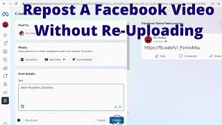 How To Repost A Video On Facebook Without Re-Uploading It (2023)
