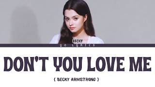 Download lagu Don't You Love Me - Becky Rebecca (Ost. The Earth) 4 Elements  -Lyrics [ THAI/ROM/IND/ENG ] mp3