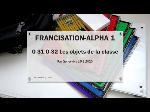 O-31 O-32 Les objets de la classe