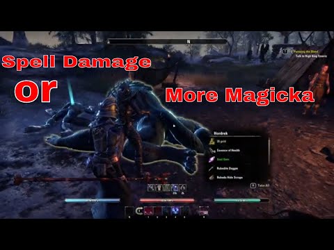 How does Magicka effect damage / ESO