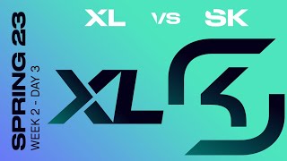 LEC Spring Split 2023 - W2D3 - XL vs SK