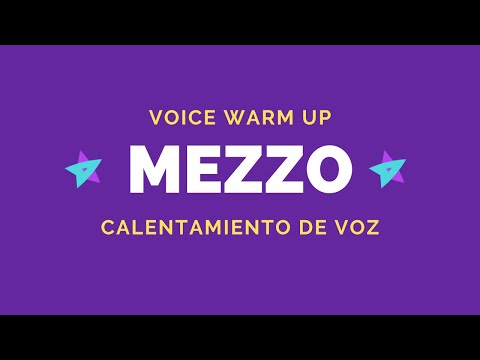 6 vocal exercises for Mezzo-soprano | Every day voice warm up