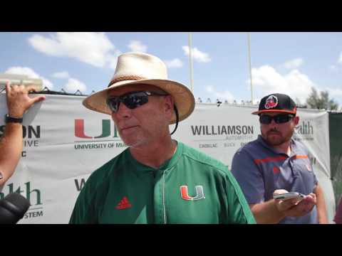 Mark Richt | Post Practice Interview | 8.4.17