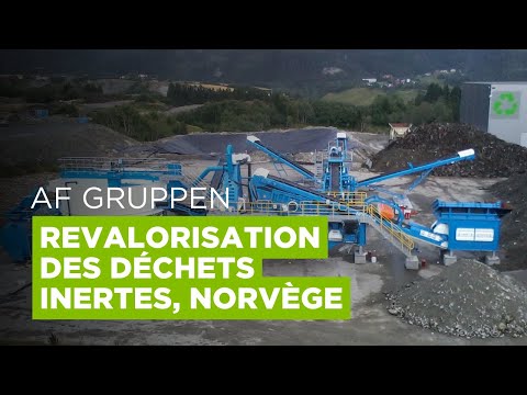 En Norvège, AF Gruppen produit un béton durable dans son usine de recyclage CDE de 150tph