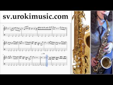 Lär Dig Spela Saxofon (Altsaxofon) Charlie Puth - Attention Tabs Nybörjare Del 2 um-i492