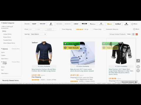 Add and Import Opencart Chrome Extension