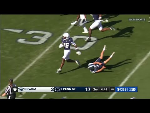 King Mack Nearly Housed This Kickoff vs. Nevada | Penn State Football | 08/30/2025