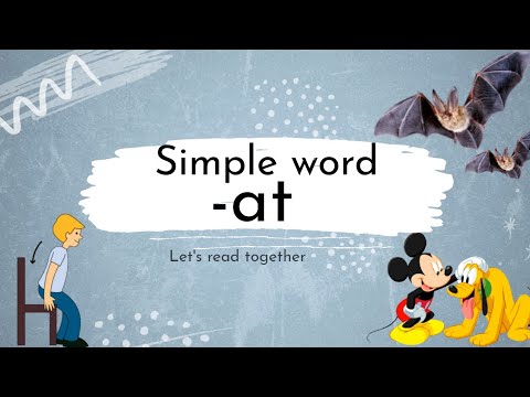 PHONIC | Simple Word rime -at