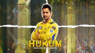 Hukum X Dhoni  Dhoni Whatsapp Status  Csk Whatsapp