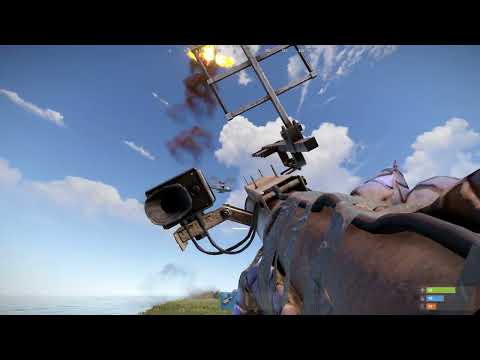 Taking down the Helicopter using the Homing Missile Launcher