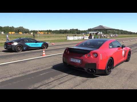 BMW i8 PP-Performance vs 595HP Nissan GTR R35 vs BMW M5 E39