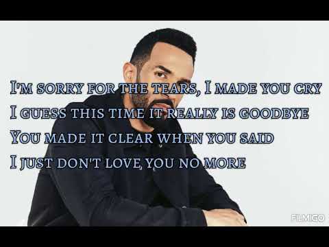 Craig David - Don't Love You No More (I'm Sorry) (Lyrics)