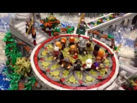 Rivendell in Lego by Alice Finch @ BBTB2014