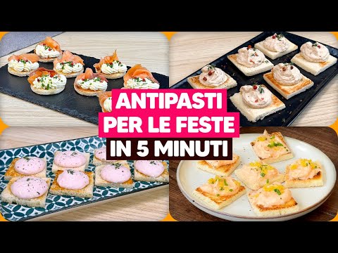 4 idee per i tuoi ANTIPASTI di NATALE: ricette facili e sfiziose per le feste