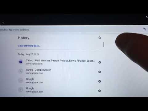 Android Tablet A7 not loading web page blank (yahoo.com).  Just clear browser history since all time