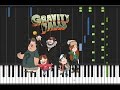 Gravity Falls - Main Theme Song Synthesia ...