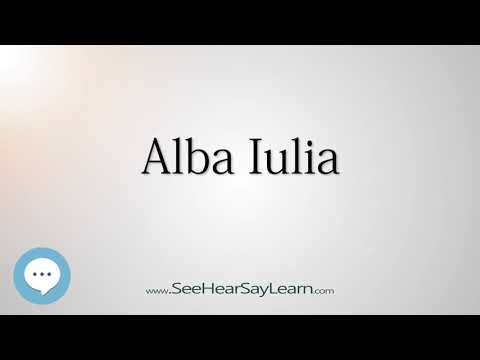 Alba Iulia (How to Pronounce Cities of the World)💬⭐🌍✅