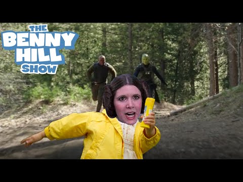 Princess Leia Chase Scene But It's Even More Ridiculous