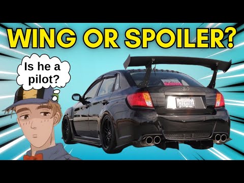 Wings VS Spoilers - Basic Guide and Why it Matters