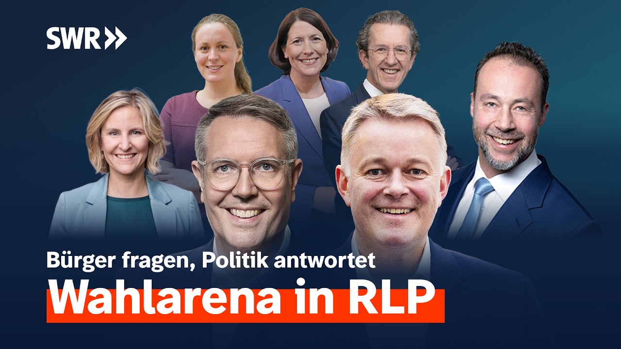 Bürger fragen, Politik antwortet – Wahlarena zur Landtagswahl Rheinland-Pfalz 2026