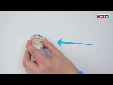 How to hang tesa® Ekkro towel ring without drilling into the wall