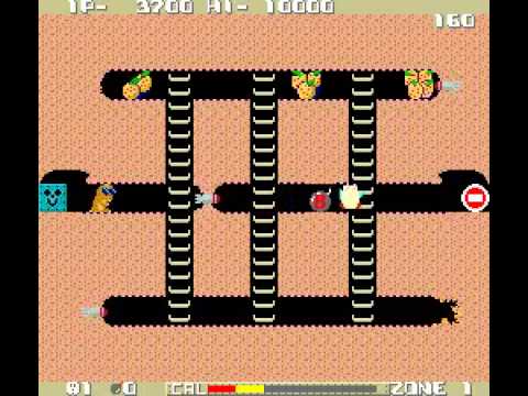 Game of the day 556 Calorie Kun vs Moguranian (カロリーくんvsモグラニアン)  Sega 1986