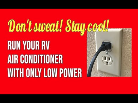 YouTube video about: Can you run an rv air conditioner on 110?
