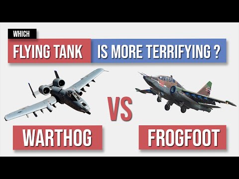 A10 Warthog vs SU25 Frogfoot - Flying Tank Comparison