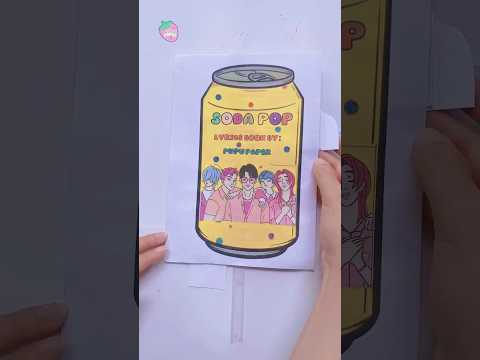Soda Pop Lyrics book #paperdiy #diy #sodapop #shorts #sajaboys #kpopdemonhunters