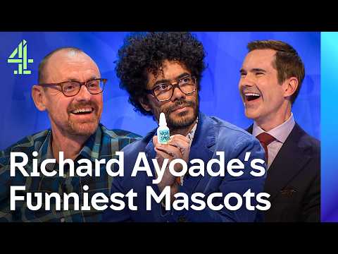 Richard Ayoade's BURDEN Of Mascots | 8 Out of 10 Cats Does Countdown | Channel 4 Entertainment