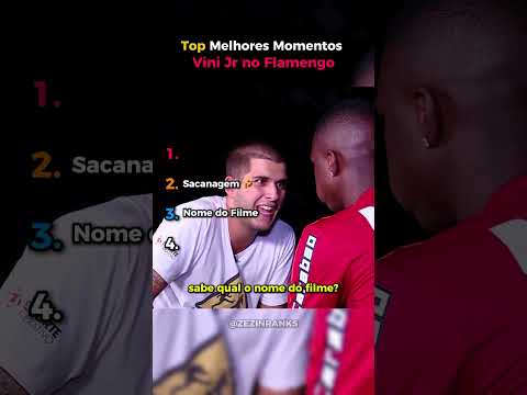 Rankeando Melhores Momentos do Vini Jr no Flamengo #shorts #futebol #ranking #top5 #memes