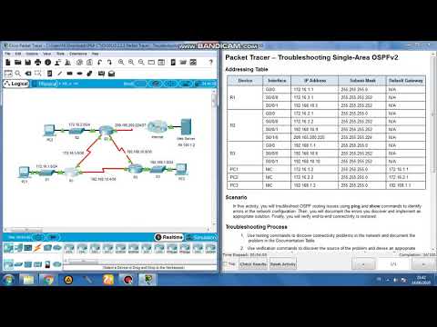 10.2.2.3 Packet Tracer - Troubleshooting Single-Area OSPFv2
