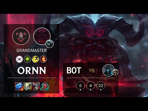 Ornn Bot vs Kalista - KR Grandmaster Patch 11.7