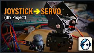 Simple Arduino Pan Tilt Servo Control with Joystick
