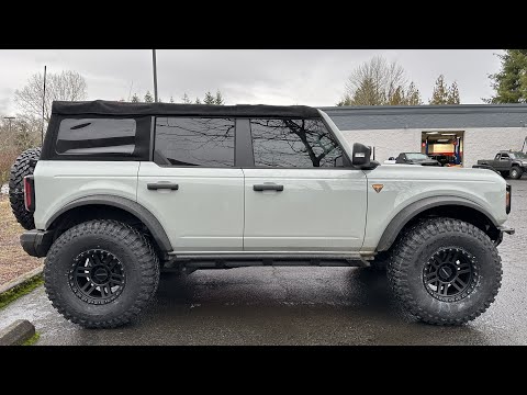 Ford Bronco Badlands Sasquatch 2.3” Eibach Lift 37 inch tires