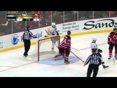 2.9.13 - New Jersey Devils Vs. Pittsburgh Penguins - 4 Brodeur Save On Malkin