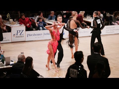 Maik Zimmer - Adeline Kastalion, GER | GoldstadtPokal 2019 - WDSF Youth LAT - SF S
