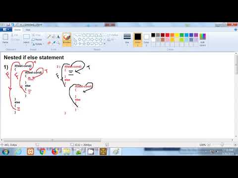 24 C in Hindi | Nested if else statement