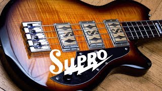 Video thumbnail for Supro Huntington III Flamed Tobacco Burst Review by Bass Buddha