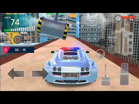 Super Police Car Driving Games - Mega Ramp Impossible Car Stunts Game - Android Gameplay