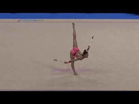 Regina MIAKSHEVA (KGZ) clubs - 2015 Stuttgart worlds Qualifs