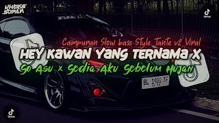 Download lagu DJ HEY KAWAN YANG TERNAMA X SO ASU X SEDIA AKU SEBELUM HUJAN STYLE TANTE V2 VIRAL | KHARIS SOPAN mp3
