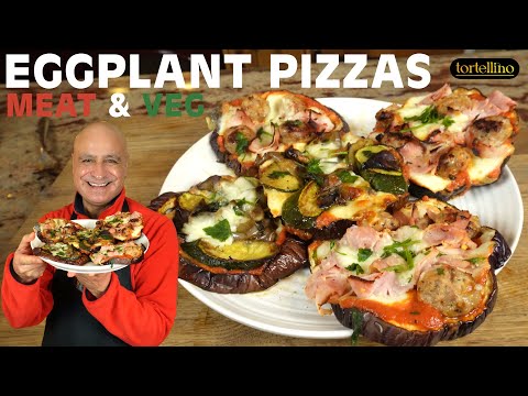 EGGPLANT PIZZAS - Healthy, Gluten Free & Delicious