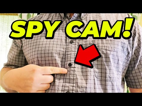 This Spy Button Camera is UNDETECTABLE!