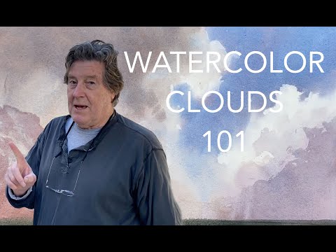 Watercolor clouds class | Harwood Benton Studio