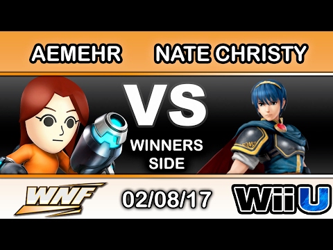 WNF 1.6 - Kh | AEMehr (Mii Gunner) VS ESA | Nate Christy (Marth) Winners Side - Smash Wii U