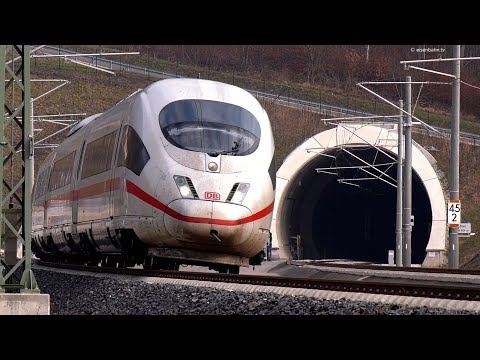ICE auf der Neubaustrecke Ulm - Wendlingen